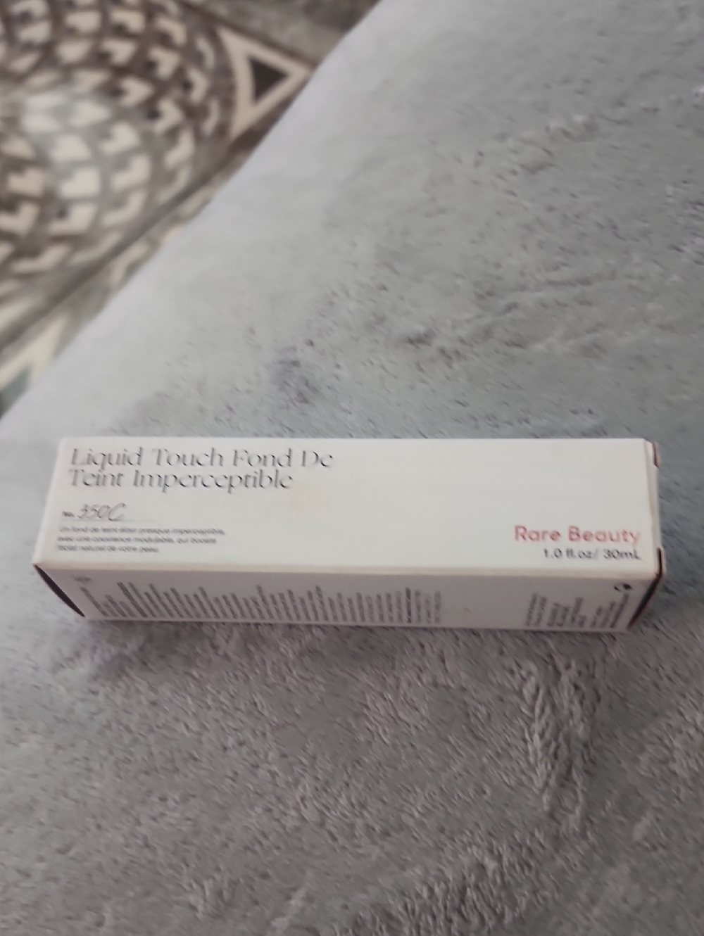 Rare Beauty White Box with Red Logo